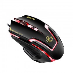 Apedra A9 Wired Gaming Mouse 6D Optical Professional Mouse