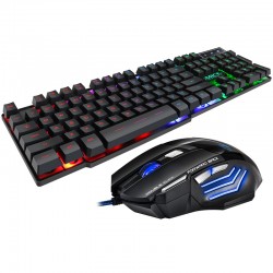 iMICE AN-300-X7 USB wired backlit keyboard computer gaming keyboard mouse combo